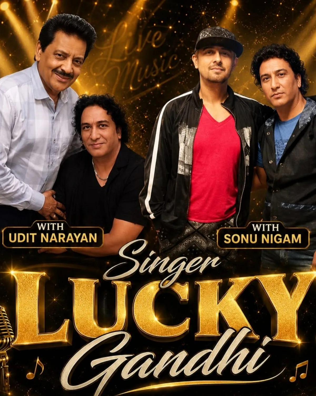 singer lucky Gandhi